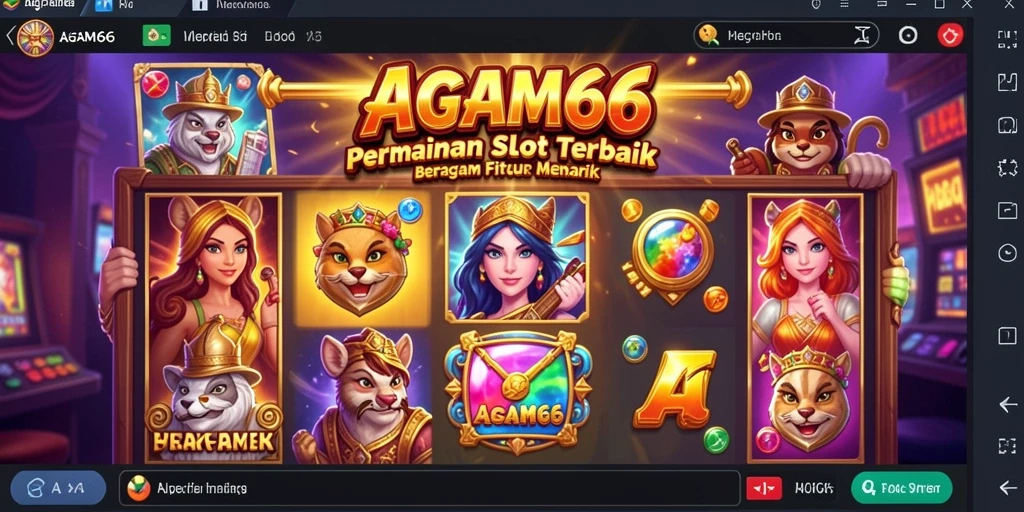 Tampilan gameplay AGAM66 yang menarik dan seru.