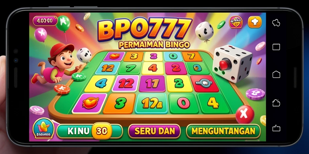 Tampilan permainan Bingo yang seru dan interaktif.