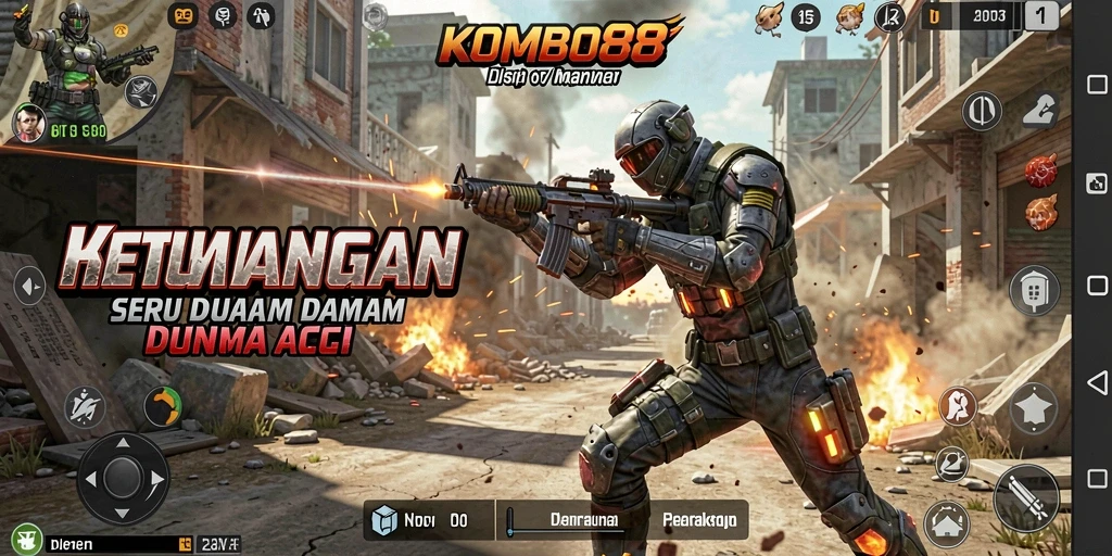 Tampilan gameplay seru dari KOMBO88 yang penuh aksi.