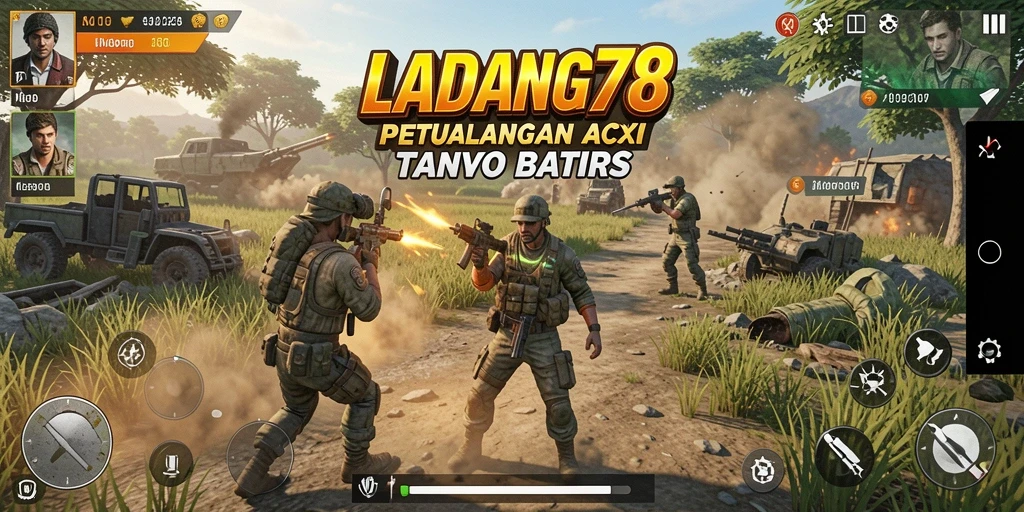 Tampilan gameplay yang seru dan mendebarkan dari LADANG78.