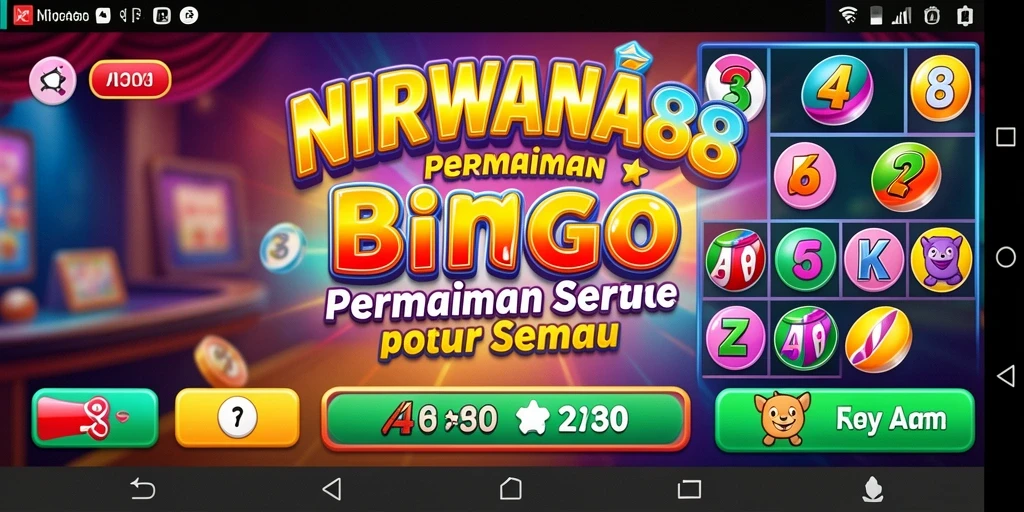Tampilan gameplay seru NIRWANA88 saat bermain Bingo.