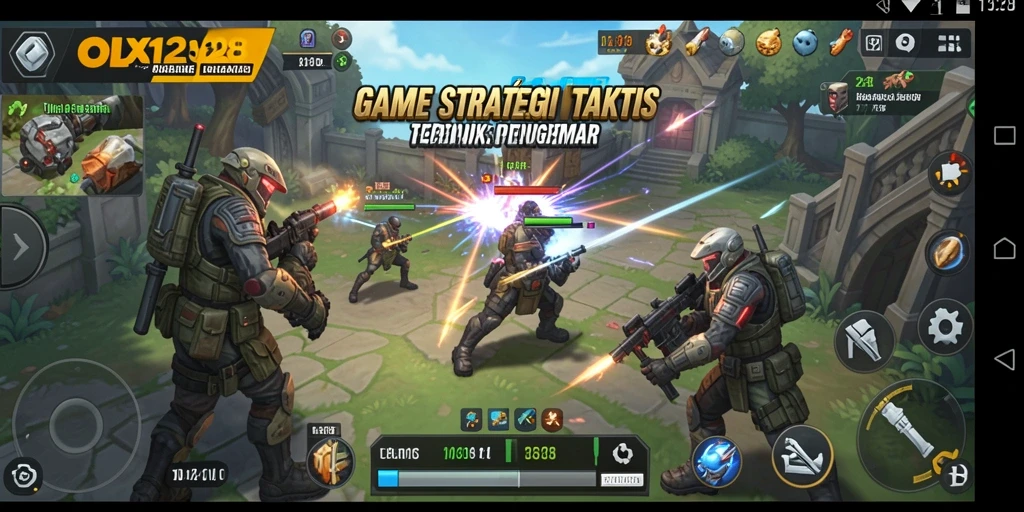 Tampilan gameplay OLX128 yang mendebarkan dan penuh strategi.