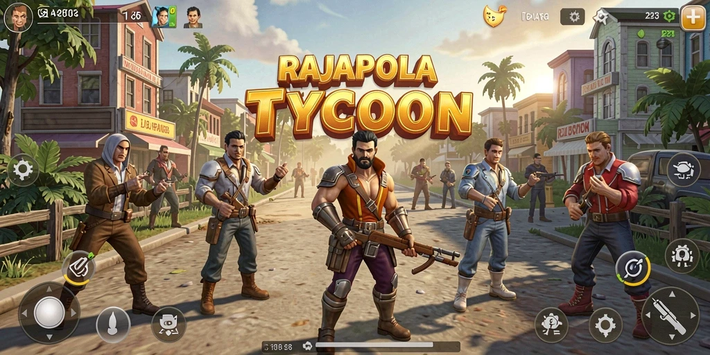 Tangkapan layar RAJAPOLA menampilkan gameplay yang seru dan interaktif.