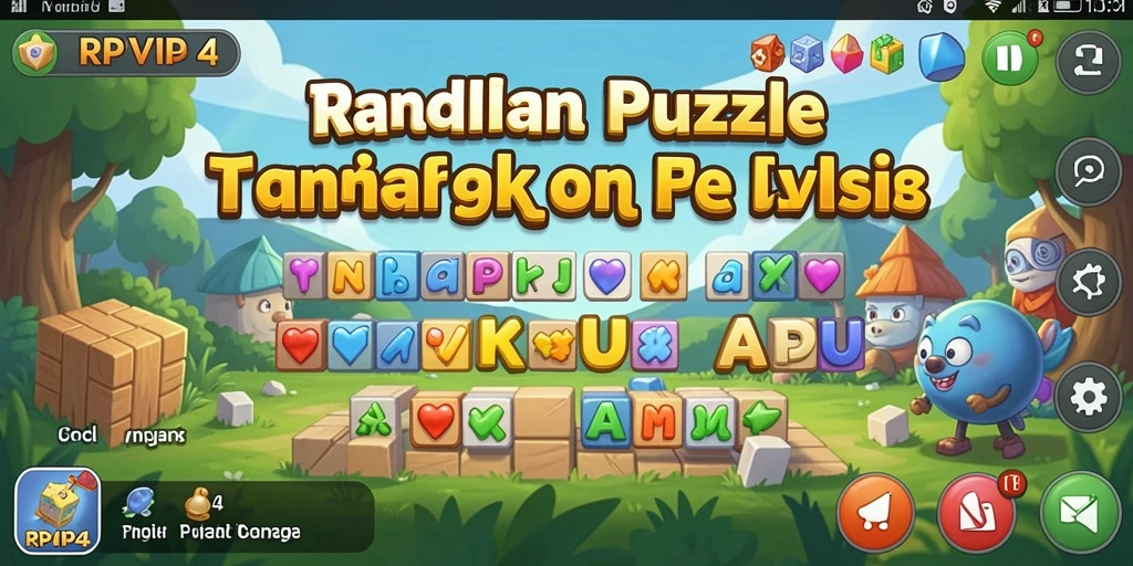 Screenshot RPVIP4 menampilkan gameplay puzzle yang seru dan menantang.