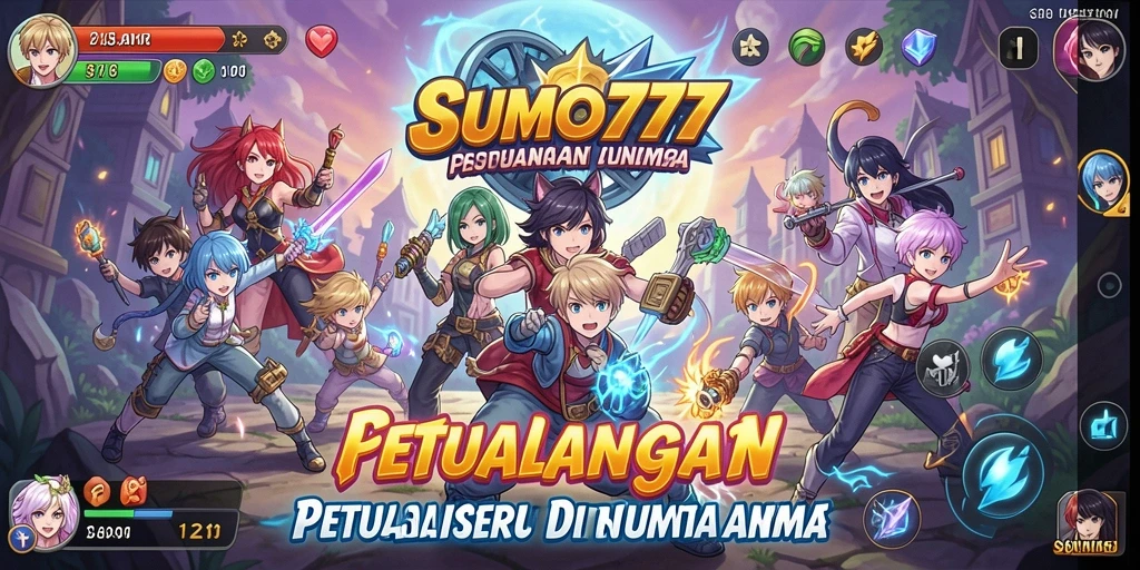 Tampilan gameplay menarik dari SUMO777 dengan karakter Anime yang keren.